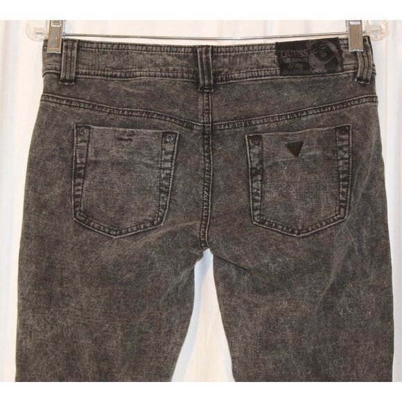 GUESS Women's Power Skinny Low Rise Stretch Jeans Gray Size 26 x 34" Inseam - Picture 4 of 4